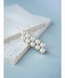 IEDIT（イディット）の「ＩＥＤＩＴ　上品に華やぐラインデザインブローチ（ブローチ/コサージュ）」