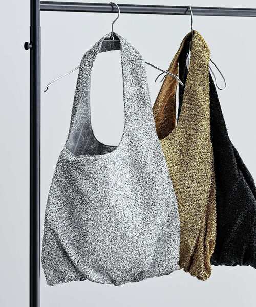 GALLEST(ギャレスト)の「【CONTROL FREAK】グリッタートート(トートバッグ・レディース・シルバー/ゴールド/ブラック・00)」の3枚目の写真