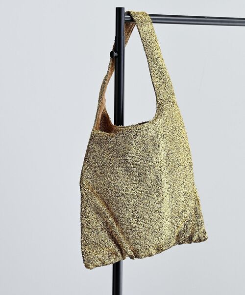 GALLEST(ギャレスト)の「【CONTROL FREAK】グリッタートート(トートバッグ・レディース・シルバー/ゴールド/ブラック・00)」の1枚目の写真