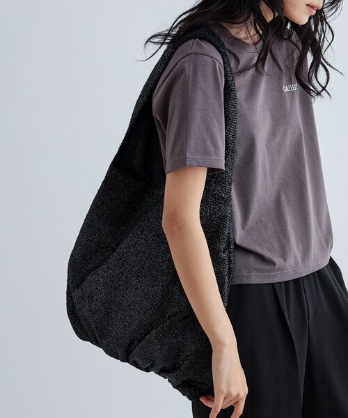 GALLEST(ギャレスト)の「【CONTROL FREAK】グリッタートート(トートバッグ・レディース・シルバー/ゴールド/ブラック・00)」の4枚目の写真