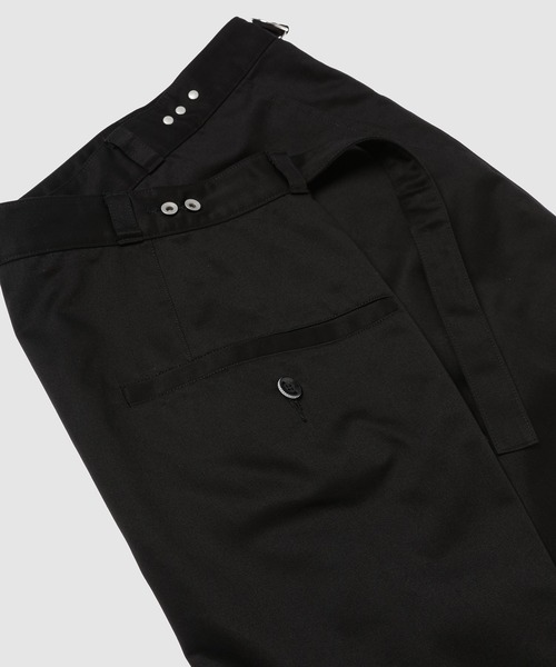 ANREALAGE（アンリアレイジ）の「WRAP CHINO PANTS（チノパンツ・メンズ・ネイビー/ブラック・48/46/38）」の7枚目の写真