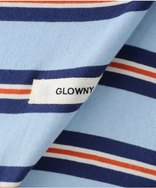 GLOWNY ストライプ 長袖ポロシャツ M GLOWNY/グロウニー TERRY PK LONG SLEEVE（ポロシャツ）｜GLOWNY