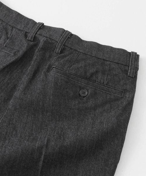 ITEMS URBANRESEARCH（アイテムズ アーバンリサーチ）の「1-tuck テーパード デニムスラックス（デニムパンツ・メンズ・ネイビー/ブラック/ホワイト・MEDIUM/LARGE）」の16枚目の写真