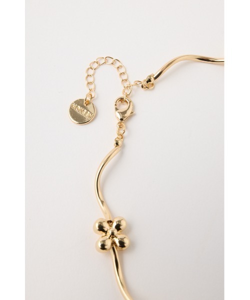 MOUSSY（マウジー）の「FLORAL CHAIN チョーカー（チョーカー・レディース・ゴールド/シルバー・FREE）」の5枚目の写真