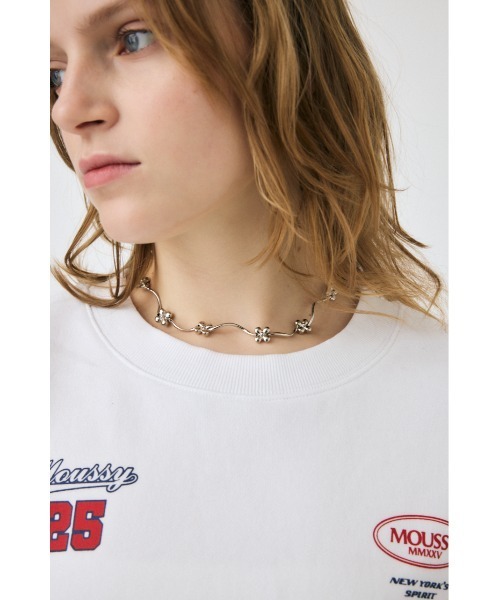 MOUSSY（マウジー）の「FLORAL CHAIN チョーカー（チョーカー・レディース・ゴールド/シルバー・FREE）」の6枚目の写真