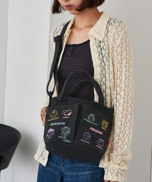 【ROOTOTE】ショルダー付トートバッグ IP.BRポケッツ.Peanuts-0C