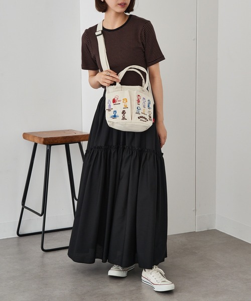 ROOTOTE(ルートート)の「【ROOTOTE】ショルダー付トートバッグ IP.BRポケッツ.Peanuts-0C(トートバッグ・レディース・グレー/アイボリー/ダークグレー/ベージュ・FREE)」の20枚目の写真