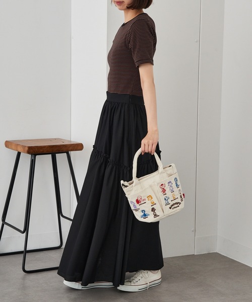 ROOTOTE(ルートート)の「【ROOTOTE】ショルダー付トートバッグ IP.BRポケッツ.Peanuts-0C(トートバッグ・レディース・グレー/アイボリー/ダークグレー/ベージュ・FREE)」の22枚目の写真