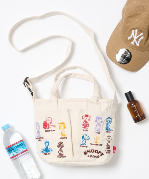 ROOTOTE(ルートート)の「【ROOTOTE】ショルダー付トートバッグ IP.BRポケッツ.Peanuts-0C(トートバッグ・レディース・グレー/アイボリー/ダークグレー/ベージュ・FREE)」の14枚目の写真