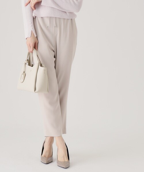 COUP DE CHANCE（クードシャンス）の「【洗える／ウエストゴム】イージーパンツ（その他パンツ・レディース・ナチュラル/ネイビー・34/38/40/36）」の3枚目の写真