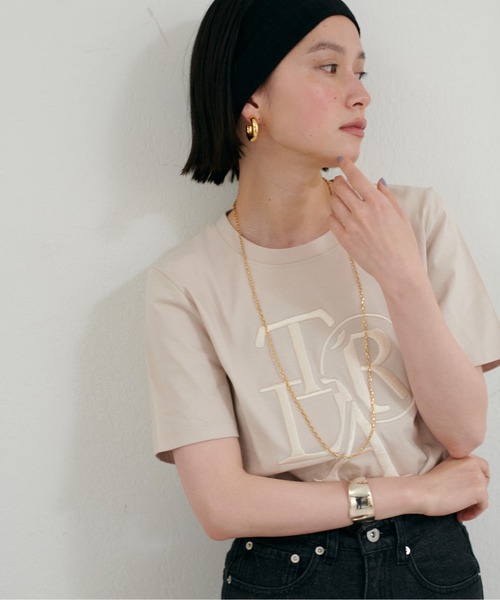 LARUTA ラルータ Tシャツ まとめ売り セール】【LARUTA】汗染み防止箔ロゴT（Tシャツ/カットソー