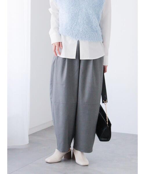Te chichi TERRASSE(テチチテラス)の「切替カーブパンツ(その他パンツ・レディース・ベージュ/グレー/ブラック・F)」の9枚目の写真