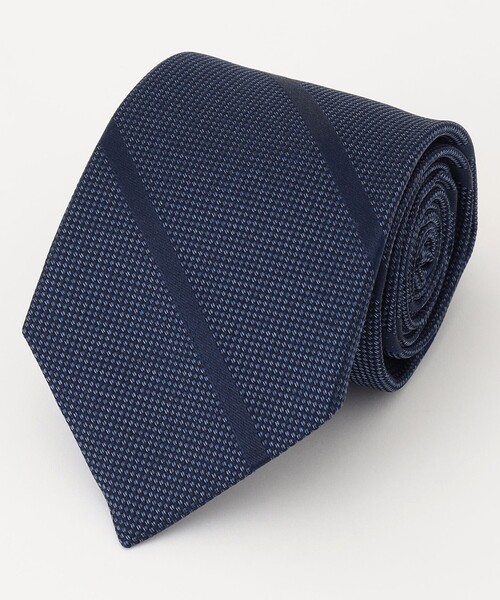 J.PRESS（ジェイプレス）の「【GEOMETRIC JACQUARD COLLECTION】ジオメトリックジャガード ネクタイ（ネクタイ・メンズ・ダルブルー系1/ネイビー系1・F）」の2枚目の写真