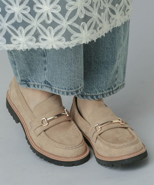 GLOBAL WORK（グローバルワーク）の「MATINEE LINE/ビットローファー/321424（ローファー・レディース・ベージュ/ブラック・MEDIUM/LARGE）」の10枚目の写真