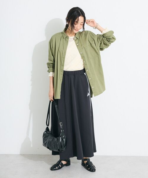 CRAFT STANDARD BOUTIQUE(クラフトスタンダードブティック)の「花柄レースシャーリングプルオーバー(ニット/セーター・レディース・イエロー/アイボリー/ブラック・FREE)」の12枚目の写真