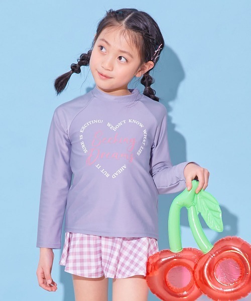 長袖・半袖が選べる インナー付き UVカット Tシャツ型セットアップ水着