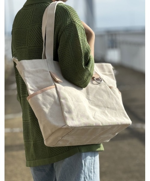 master-piece(マスターピース)の「master-piece / RB TOTE2 トートバッグM / No.224051(トートバッグ・メンズ・ブルー/アイボリー/ブラック/カーキ・FREE)」の1枚目の写真