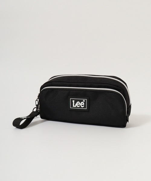 Lee(リー)の「Lee ポリエステル ラバープレート 前ポケット付 ポーチ(ポーチ・レディース・ブラック×ホワイト/ブラック×ブルー・FREE)」の12枚目の写真