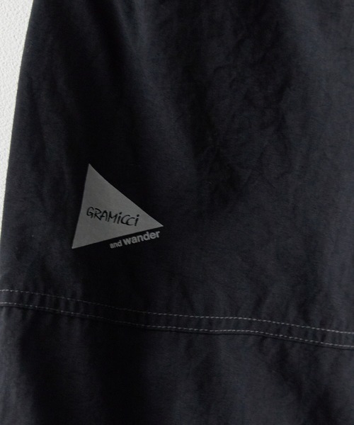 and wander(アンドワンダー)の「and wander/アンドワンダー×GRAMICCI/グラミチ nylon ナイロンパンツ(その他パンツ・メンズ・グレー/ブラック・XL/L/M)」の11枚目の写真