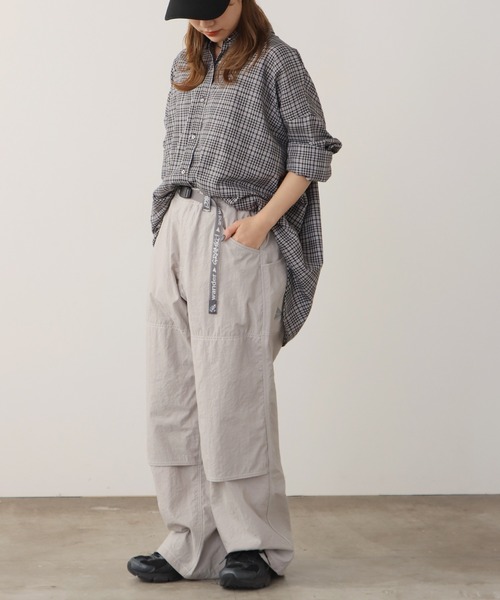and wander(アンドワンダー)の「and wander/アンドワンダー×GRAMICCI/グラミチ nylon ナイロンパンツ(その他パンツ・メンズ・グレー/ブラック・XL/L/M)」の15枚目の写真