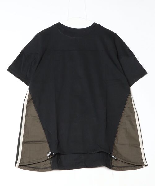 tシャツ ラインテープロゴカットソー レディース 楽天市場】ロゴTシャツ / 公式 CUBE SUGAR 綿麻 天竺 カットソー
