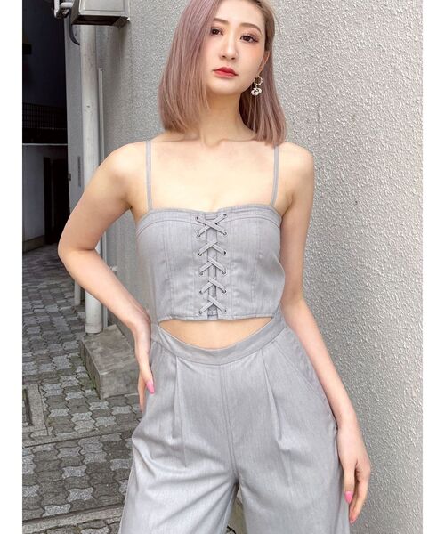ビスチェデザインロンパース