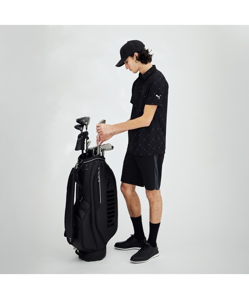 PUMA（プーマ）の「PUMA プーマ メンズ ゴルフ SB アーガイル AOP 半袖 ポロシャツ（ポロシャツ・メンズ・ネイビー/ホワイト系その他/ブラック・SMALL/MEDIUM/LARGE/X-LARGE/XX-LARGE）」の5枚目の写真