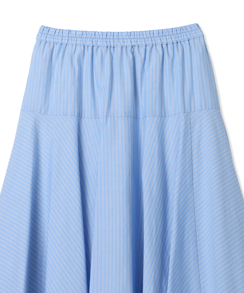Petit Honfleur（プチオンフルール）の「ストライプフレアスカート（スカート・レディース・ブルー/ネイビー・M/L）」の9枚目の写真