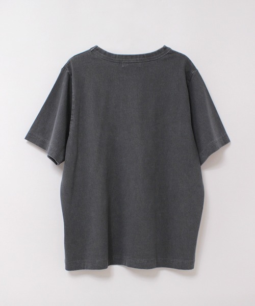 RNA-N(アールエヌエーエヌ)の「M2437 ユーズドライクTシャツ(Tシャツ/カットソー・レディース・スミクロ/グレー/キナリ・FREE)」の11枚目の写真
