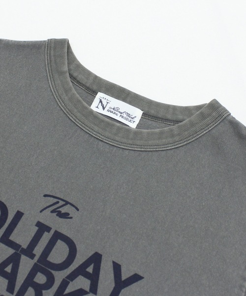 RNA-N(アールエヌエーエヌ)の「M2437 ユーズドライクTシャツ(Tシャツ/カットソー・レディース・スミクロ/グレー/キナリ・FREE)」の21枚目の写真