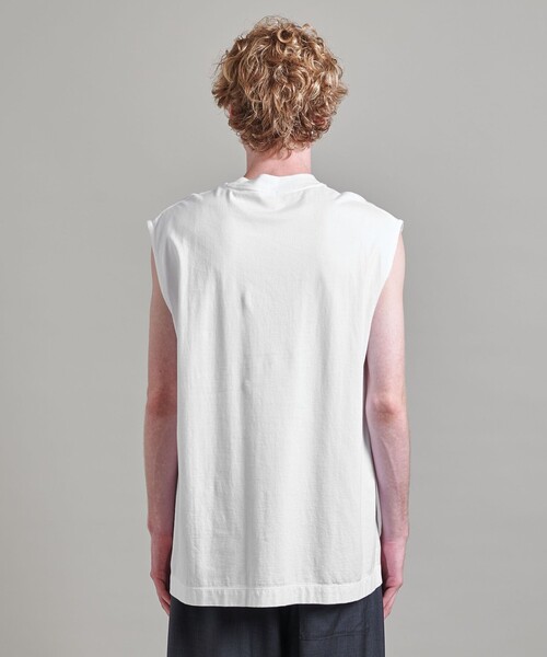 LOEFF（ロエフ）の「＜LOEFF＞スビンコットン ノースリーブ Tシャツ MEN’S（Tシャツ/カットソー・メンズ・ホワイト/オレンジ/ブラック・1/2）」の16枚目の写真