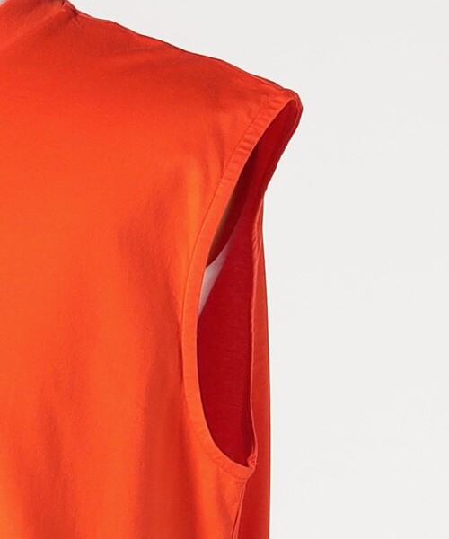 LOEFF（ロエフ）の「＜LOEFF＞スビンコットン ノースリーブ Tシャツ MEN’S（Tシャツ/カットソー・メンズ・ホワイト/オレンジ/ブラック・1/2）」の19枚目の写真