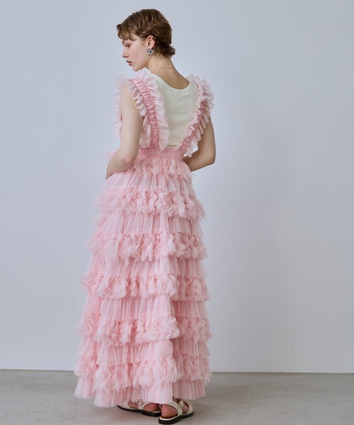 PERNA（ペルナ）の「フェザーチュールジャンパースカート