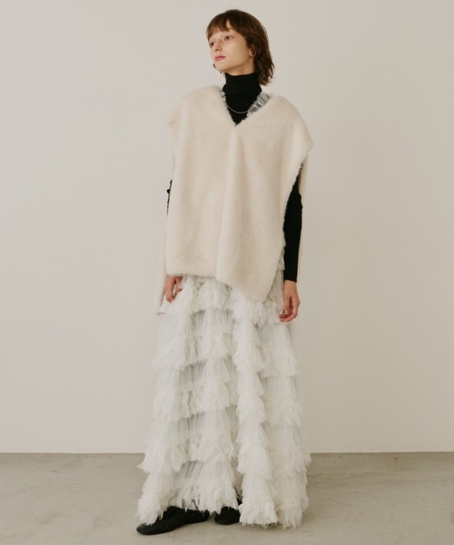セール】フェザーチュールジャンパースカート（ワンピース）｜PERNA