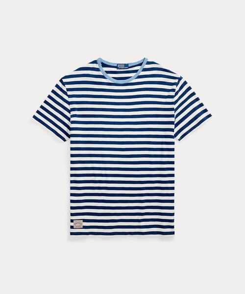 クラシック フィット ストライプド ジャージー Tシャツ（Tシャツ