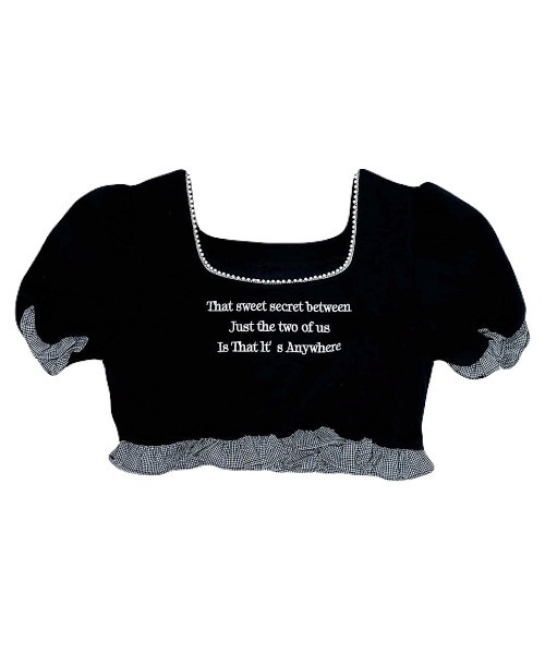 PAIN(ペイン)の「パールテープポンチトップス(Tシャツ/カットソー・レディース・ホワイト/ブラック/ブルー・FREE)」の21枚目の写真