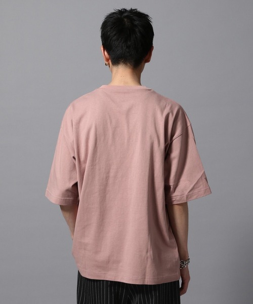 ajouter flow(アジューテフロー)の「【ajouter flow】space logo T-shirt(Tシャツ/カットソー・メンズ・ブラック/ピンク・MEDIUM/LARGE)」の9枚目の写真