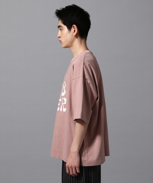 ajouter flow(アジューテフロー)の「【ajouter flow】space logo T-shirt(Tシャツ/カットソー・メンズ・ブラック/ピンク・MEDIUM/LARGE)」の12枚目の写真