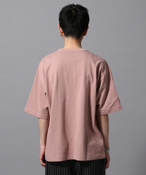 ajouter flow(アジューテフロー)の「【ajouter flow】space logo T-shirt(Tシャツ/カットソー・メンズ・ブラック/ピンク・MEDIUM/LARGE)」の13枚目の写真