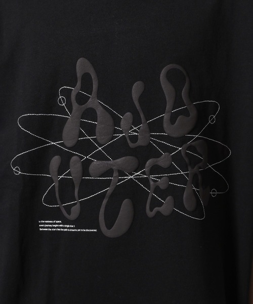 ajouter flow(アジューテフロー)の「【ajouter flow】space logo T-shirt(Tシャツ/カットソー・メンズ・ブラック/ピンク・MEDIUM/LARGE)」の19枚目の写真