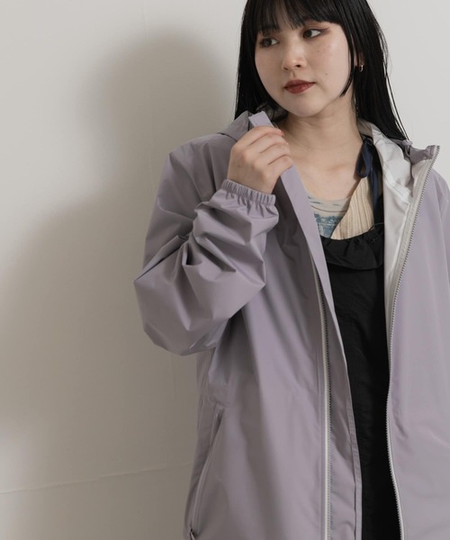 AIGLE（エーグル）の「AIGLE　透湿防水 レインパック フーデッドコート（その他アウター・レディース・ライトピンク/ブルー/レッド/カーキ/ブラック・MEDIUM/LARGE）」の5枚目の写真