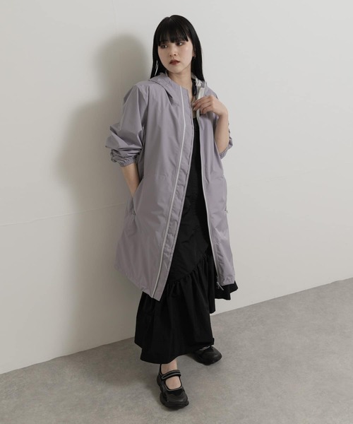 AIGLE（エーグル）の「AIGLE　透湿防水 レインパック フーデッドコート（その他アウター・レディース・ライトピンク/ブルー/レッド/カーキ/ブラック・MEDIUM/LARGE）」の9枚目の写真