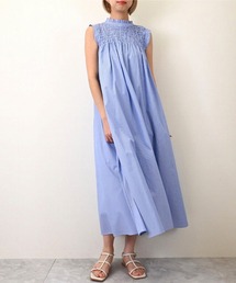 STYLEBLOCK | 先染めストライプシャーリングノースリーブワンピース(ワンピース)