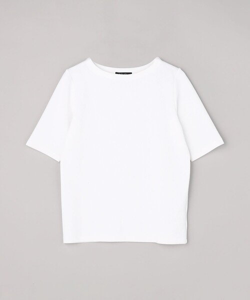 RONEL(ロネル)の「ボートネックジャージープルオーバー(Tシャツ/カットソー・レディース・ブラック/オリーブ/ホワイト/ライトグレー/ワイン・FREE)」の8枚目の写真