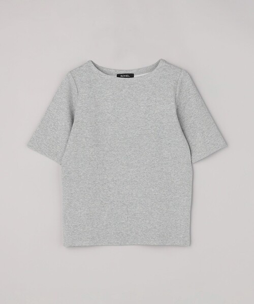 RONEL(ロネル)の「ボートネックジャージープルオーバー(Tシャツ/カットソー・レディース・ブラック/オリーブ/ホワイト/ライトグレー/ワイン・FREE)」の12枚目の写真