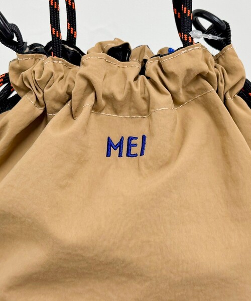 MEI（メイ）の「【MEI/メイ】イージードロストキンチャクショルダーバッグ（ショルダーバッグ・レディース・オレンジ/ベージュ/ライトグレー/ブラック・FREE）」の6枚目の写真
