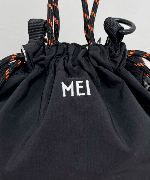 MEI（メイ）の「【MEI/メイ】イージードロストキンチャクショルダーバッグ（ショルダーバッグ・レディース・オレンジ/ベージュ/ライトグレー/ブラック・FREE）」の9枚目の写真