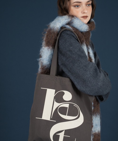 セール】配色ビッグロゴトートバッグ（トートバッグ）｜Mili affinity