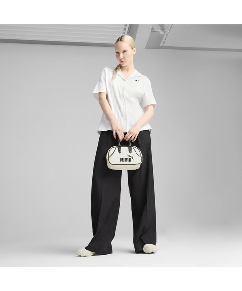 PUMA(プーマ)の「PUMA プーマ ウィメンズ ワードローブ ESS リブ ポインテール 半袖 シャツ(Tシャツ/カットソー・レディース・ホワイト/パープル・X-LARGE/SMALL/MEDIUM/LARGE/X-SMALL)」の7枚目の写真