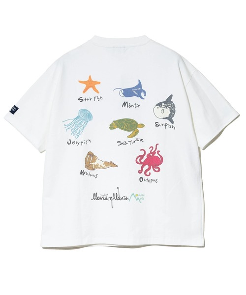 go slow caravan(ゴースローキャラバン)の「Mountain Mania/マウンテンマニア SEA WORLD ANIMALS TEE(Tシャツ/カットソー・メンズ・ブルー系その他/ホワイト・MEDIUM/LARGE/X-LARGE)」の12枚目の写真